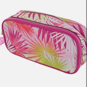 $2/16! Tropical Pink and Green Women's cosmetic bag.